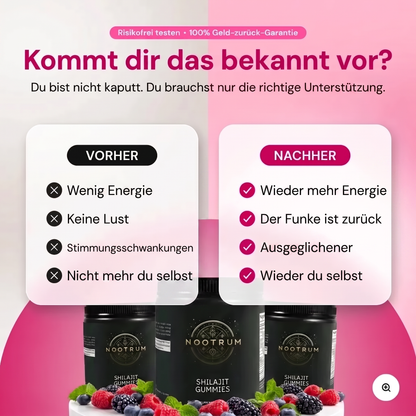 Shilajit-Gummibärchen für die Libido bei Frauen in und nach den Wechseljahren